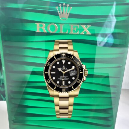 VS Rolex Submariner 116618LN Super Clone – Black Dial & Bezel, Full Gold Oyster