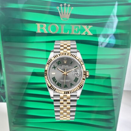 VS Rolex Datejust 126233‑0035 Super Clone – Wimbledon Slate Dial & Yellow Rolesor Jubilee