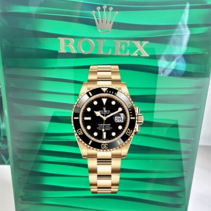 VS Rolex Submariner 126618LN Super Clone – Black Dial & Bezel, Full Gold Oyster