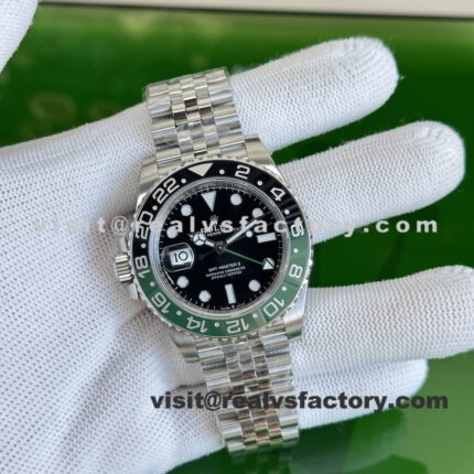 VS Factory GMT-Master II 126720VTNR "Sprite" Left-Hand Drive – Super Clone on Jubilee Bracelet