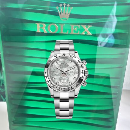 VS Rolex Daytona 116509‑0064 Super Clone – Mother‑of‑Pearl Diamond Dial in White Gold