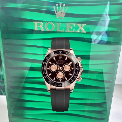 VS Rolex Daytona 116515LN‑0017 Super Clone – Black Arabic Dial in Everose Gold