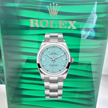 VS Factory Oyster Perpetual 126000‑0006 Tiffany Dial – Super Clone 3230