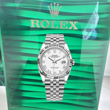 VS Factory Datejust 126234-0025 White Roman – Super Clone 3235
