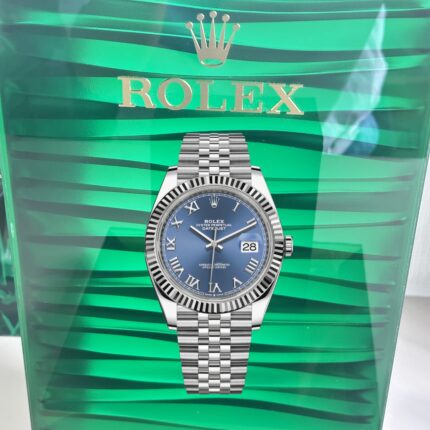 VS Factory Datejust 126334-0026 — Blue Roman Sunburst Super Clone 3235