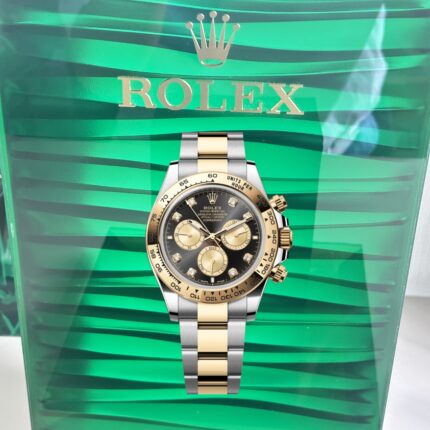 VS Rolex Daytona 126503‑0002 Super Clone – Two‑Tone Black Dial & Moissanite Subdials