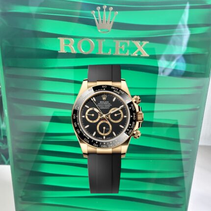VS Rolex Daytona 126518LN-0008 “Ghost” – Black Dial, Gold Appliqué, Oysterflex