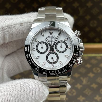 VS Factory Rolex Daytona 40mm Ref. 116500LN-0001 “Panda” White Dial Ceramic Bezel V3 Super Clone (DD4130)