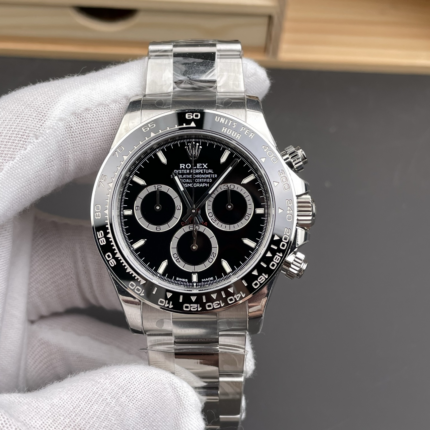 VS Factory Rolex Daytona 40mm Ref. 126500LN-0002 Black Dial Metal-Edged Ceramic Bezel Super Clone (DD4131)